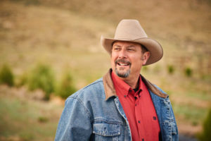 Photo of C J Box in cowboy hat