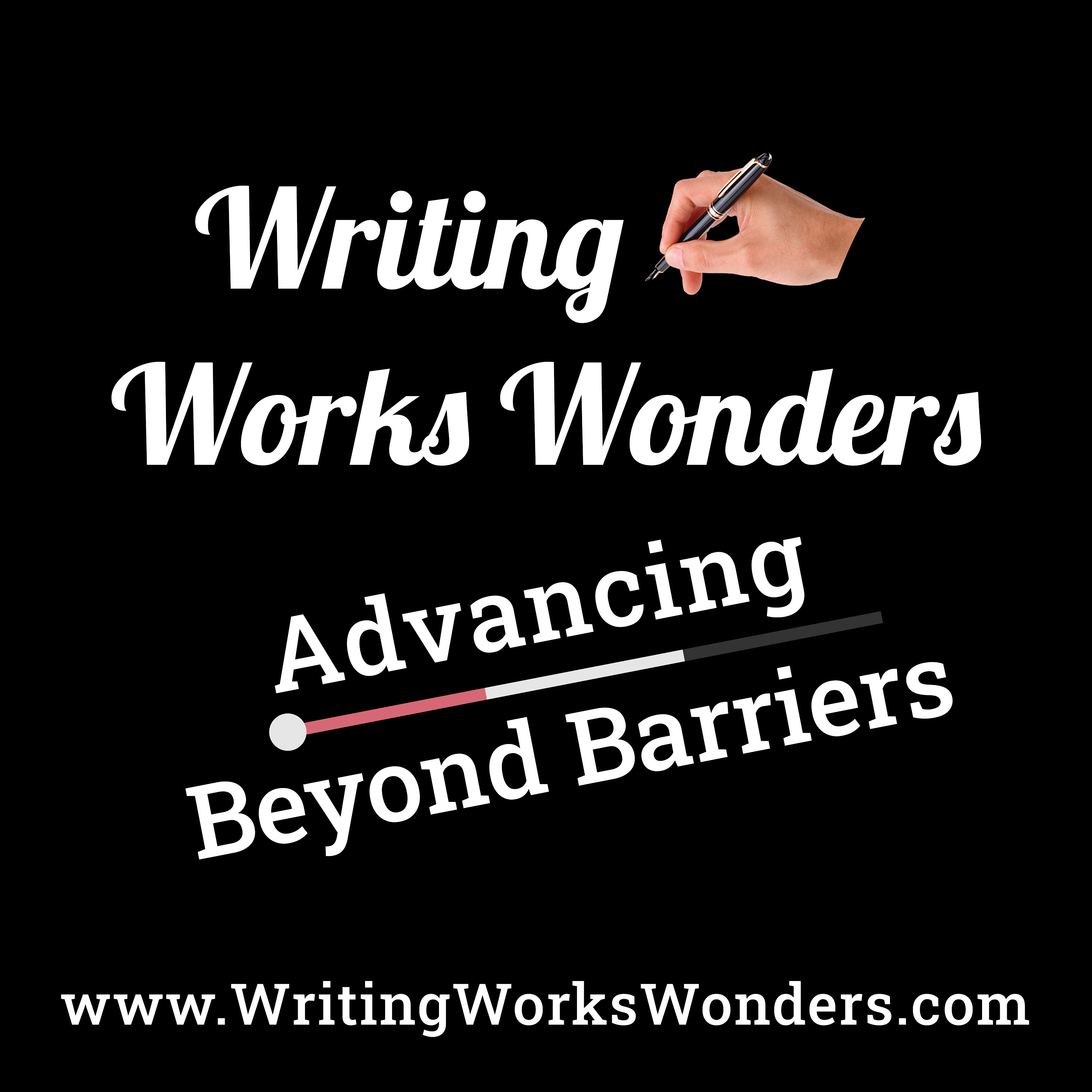 Writing Works Wonders logo - Advancing Beyond Barriers. 