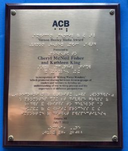 The Vernon C Henley Award plaque